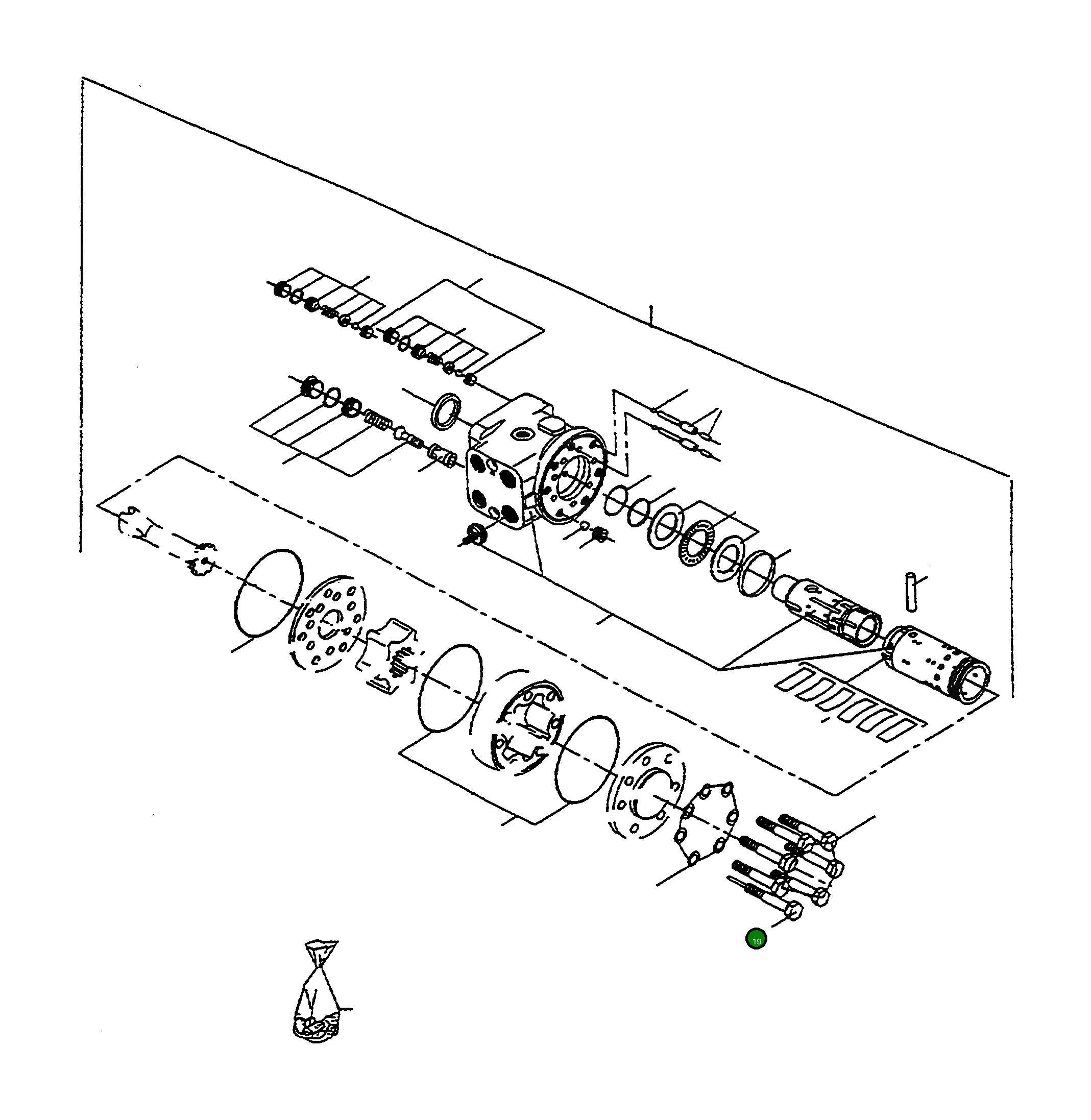 Винт 4918423M91 Komatsu