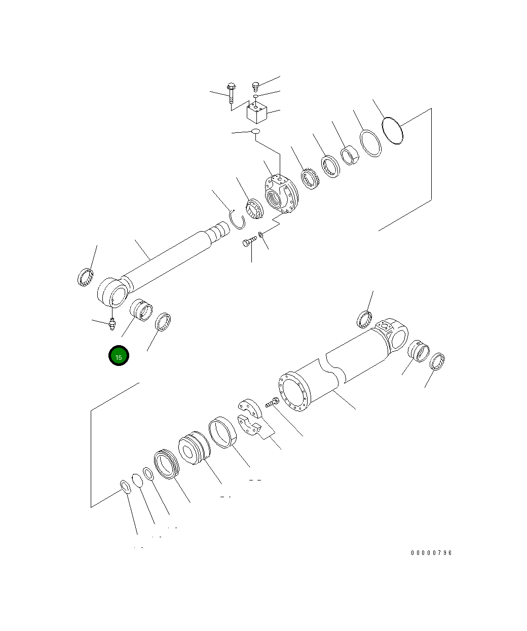 Втулка 707-76-75040 Komatsu