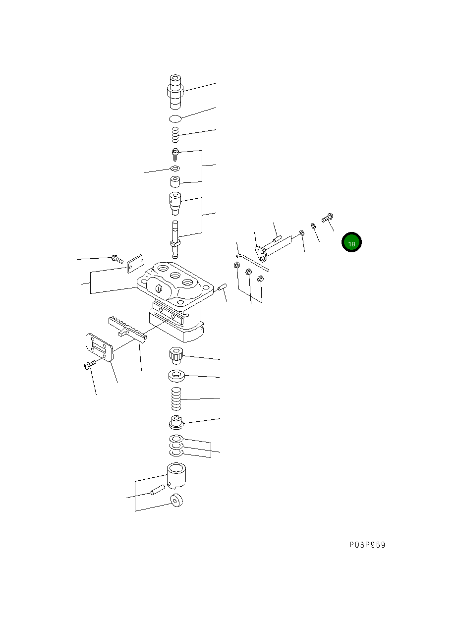 Винт YM119620-51660 Komatsu