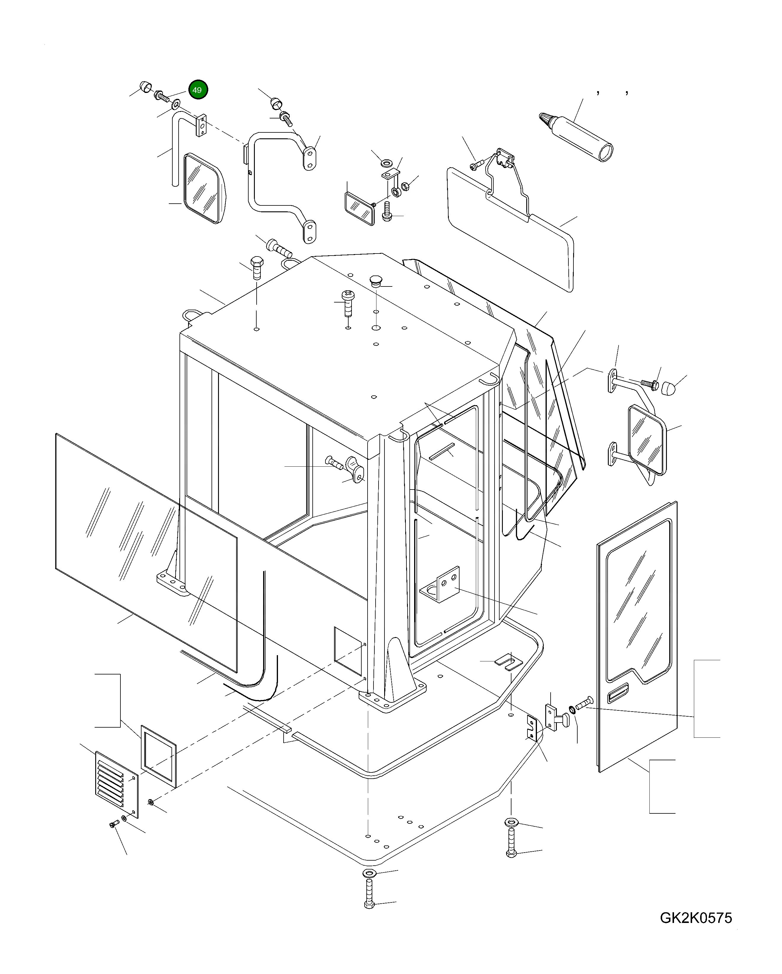 Винт 421-56-H0P74 Komatsu