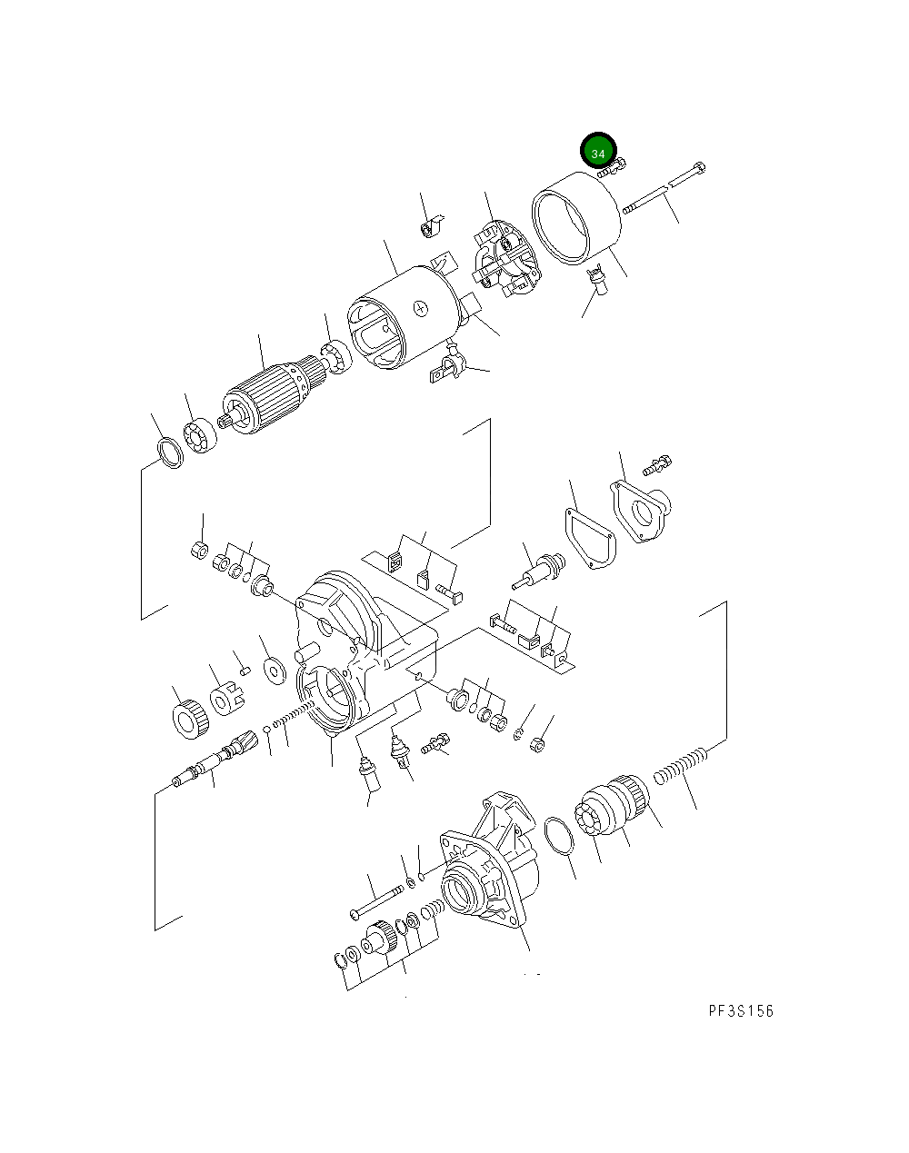 Винт ND949007-6530 Komatsu