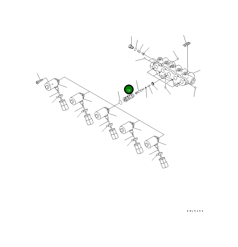 Втулка NY07084-10210 Komatsu