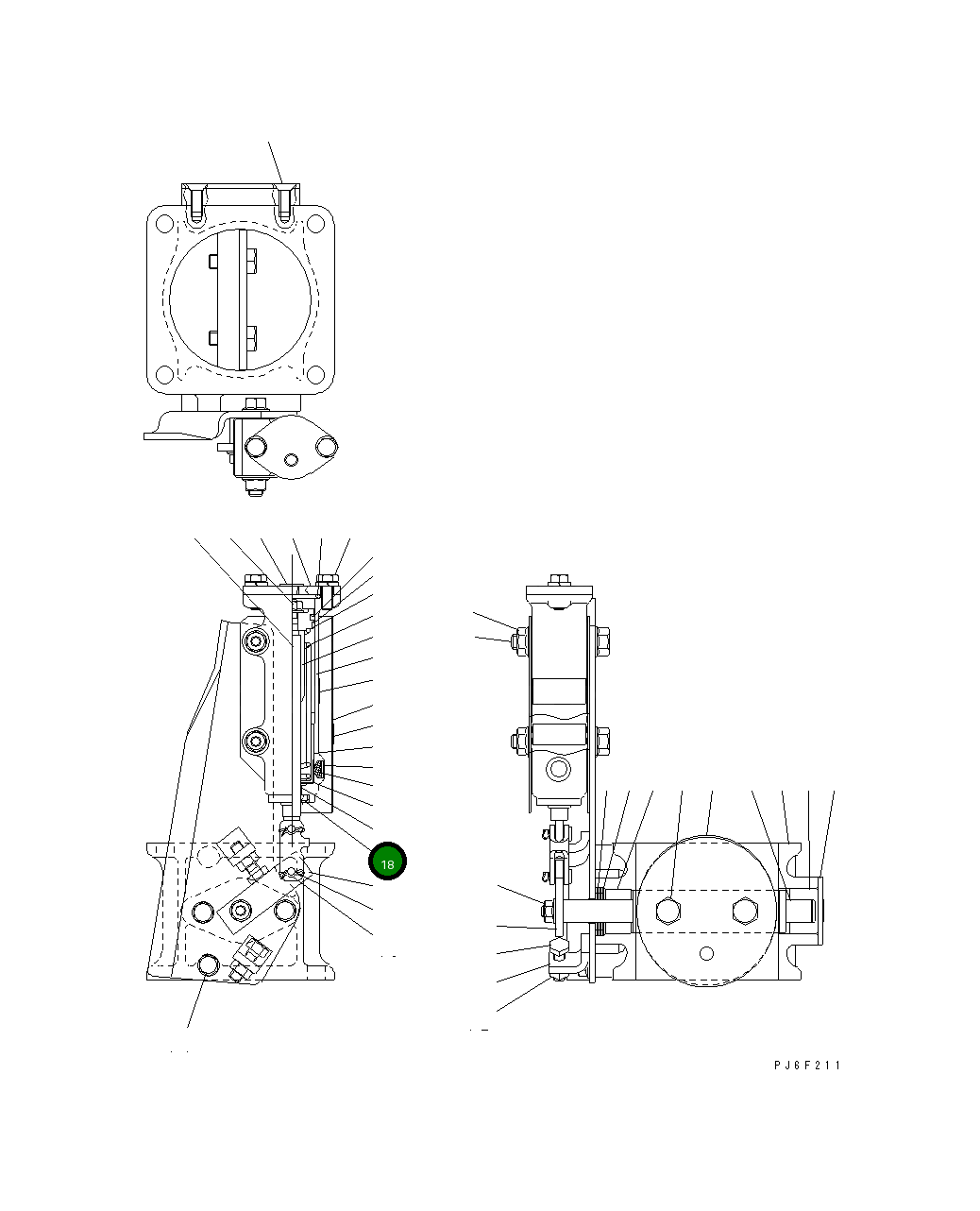Втулка MY1261-0232 Komatsu