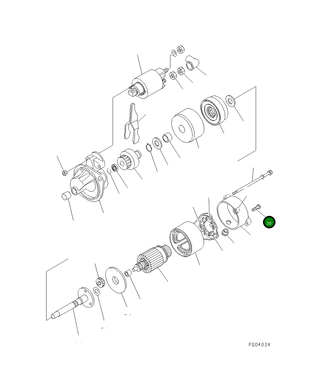 Винт YMX9490065670 Komatsu