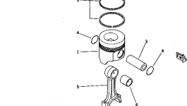 Втулка YM119810-23100 Komatsu