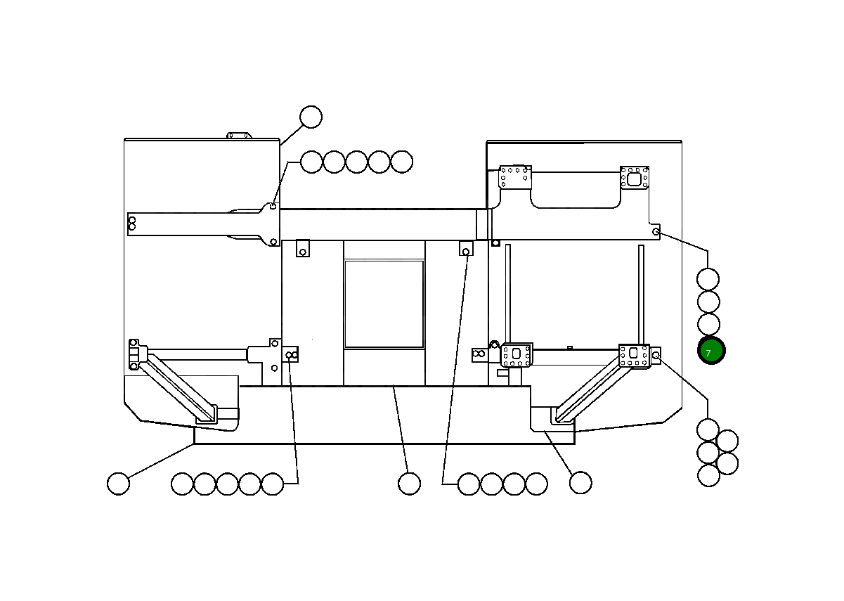 Винт с цилиндрической головкой - M20 X 2.50 X 90 MM0109 Komatsu