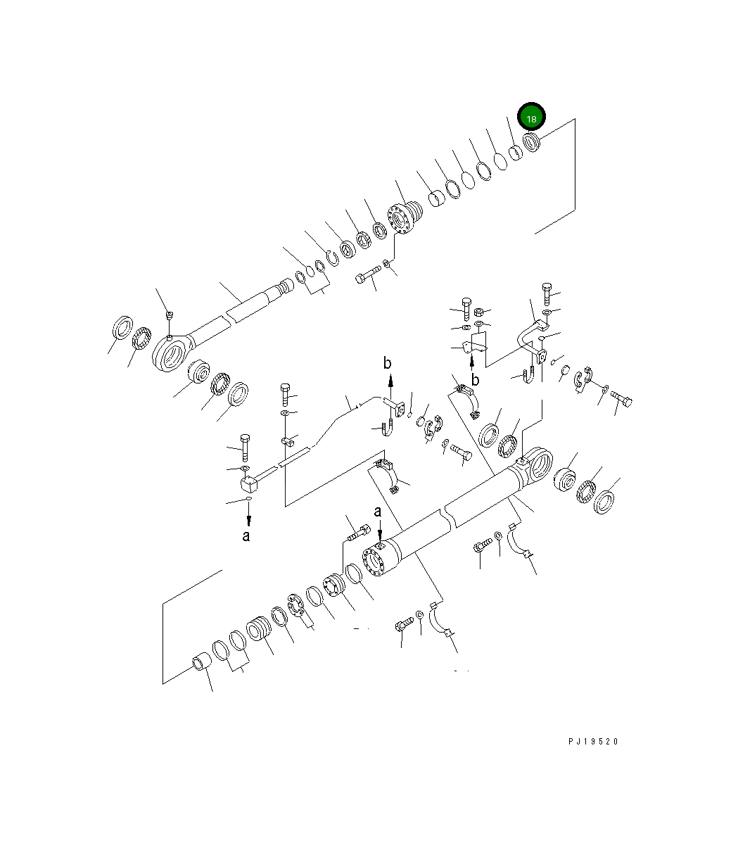 Втулка 707-71-31460 Komatsu