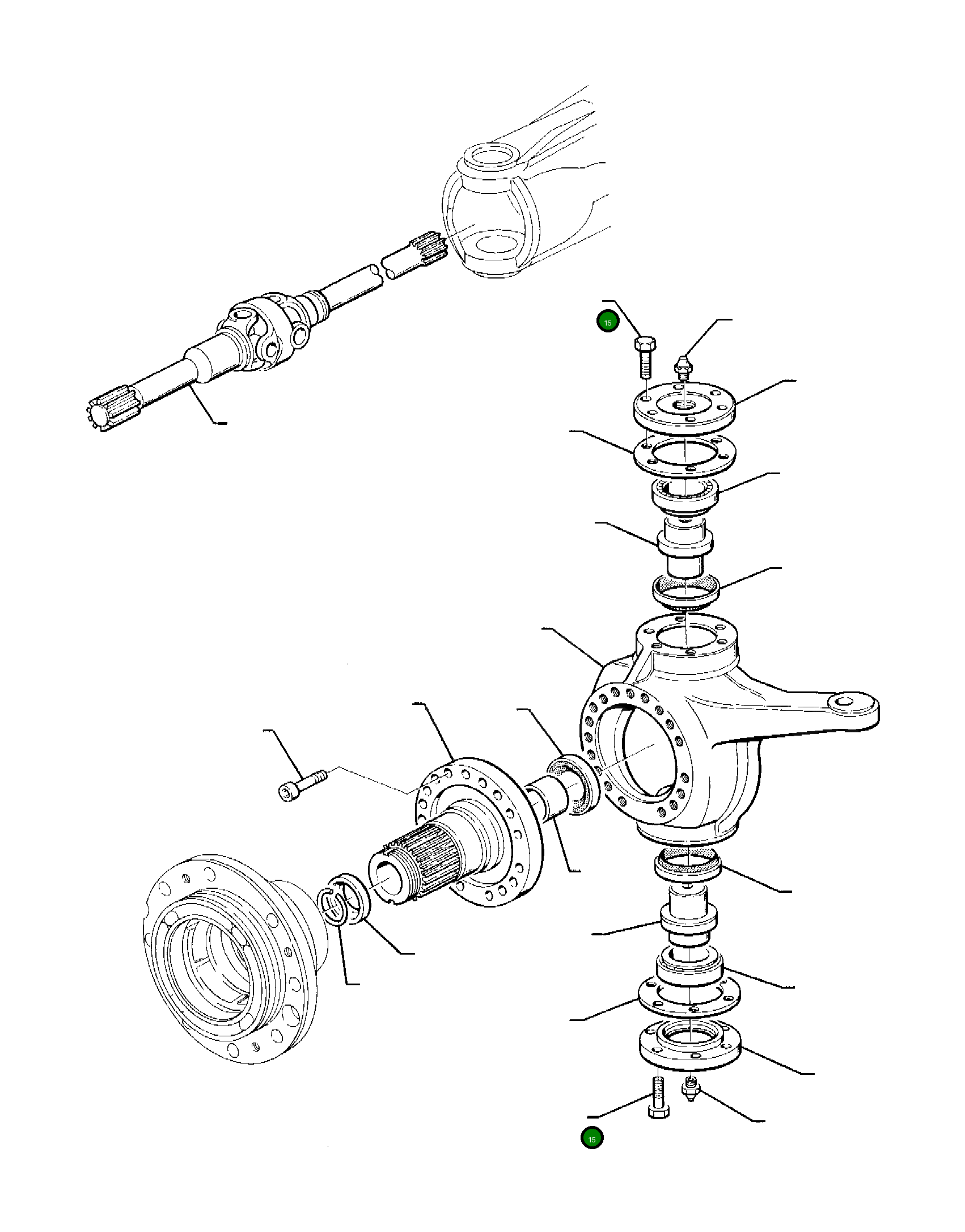 Винт MIB070374 Komatsu