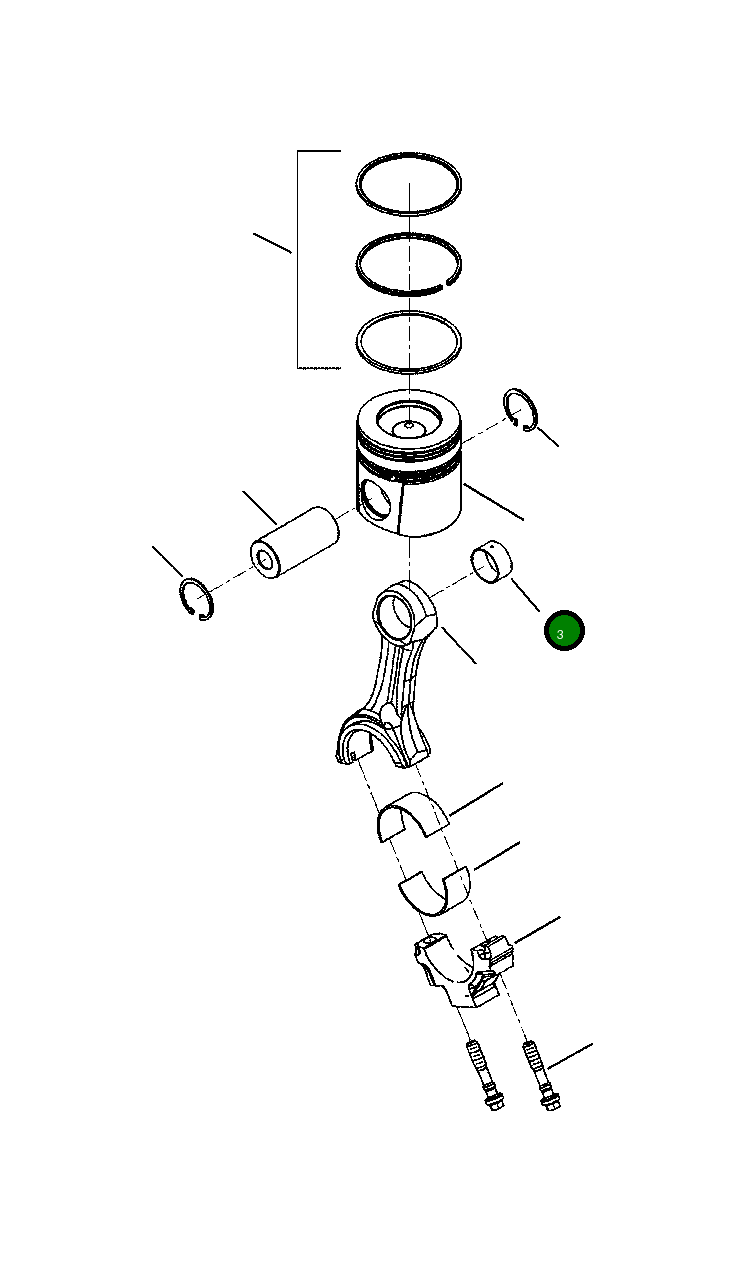 Втулка 6731-32-3120 Komatsu