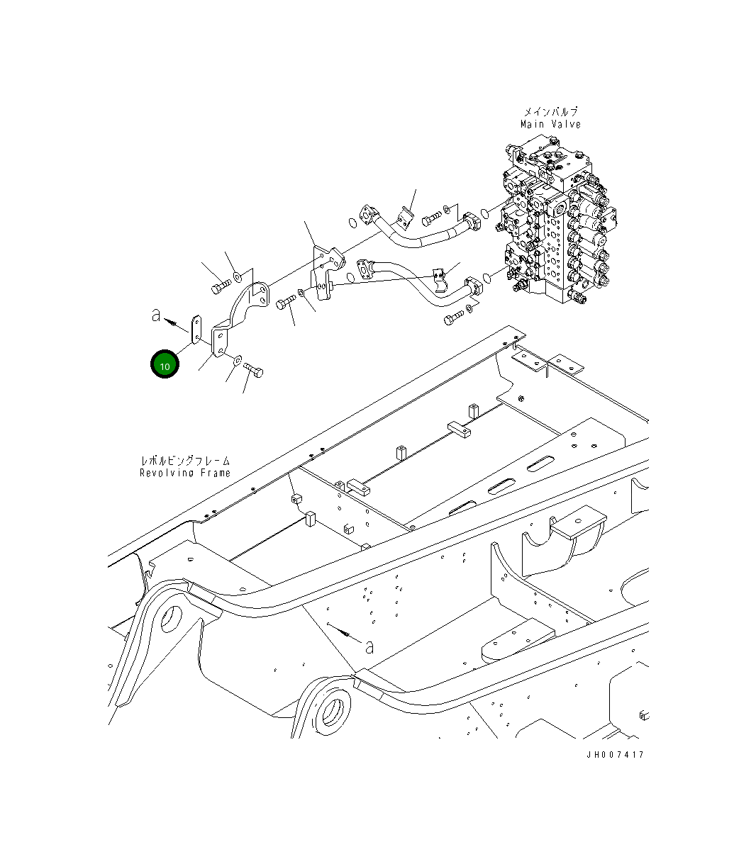 Пластина 207-62-74890 Komatsu