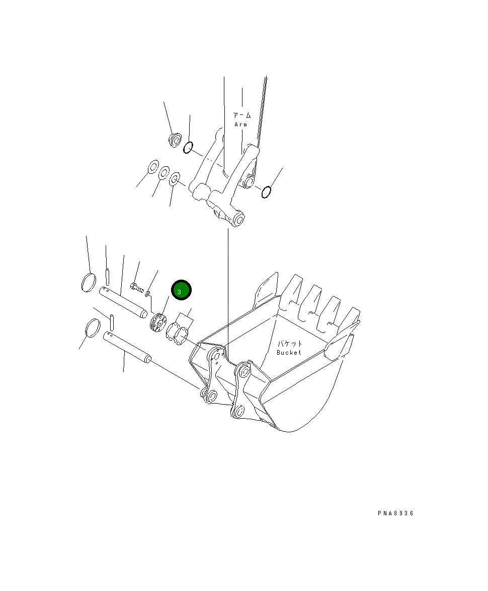 Пластина 201-70-74220 Komatsu