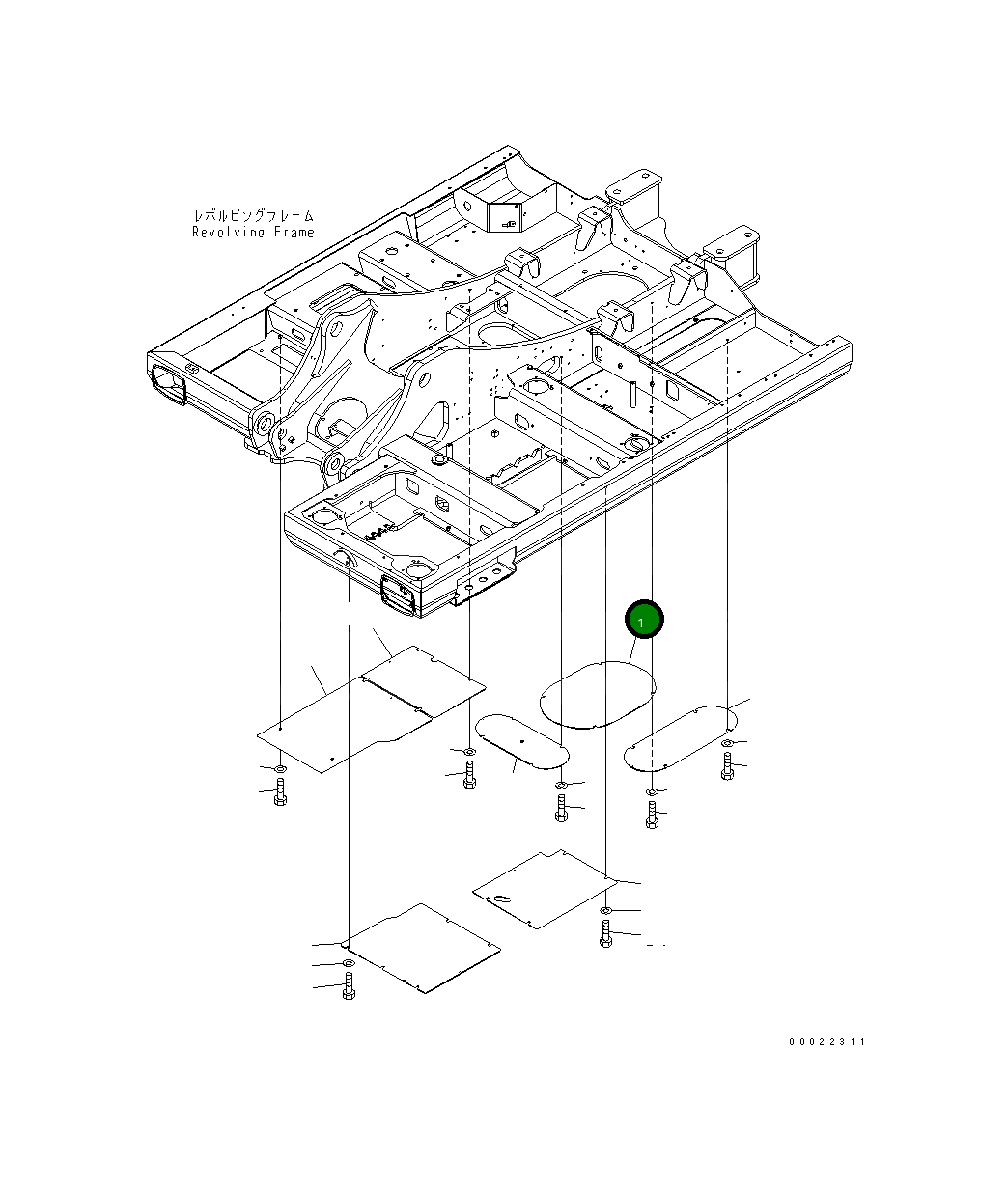Пластина 20G-54-34111 Komatsu