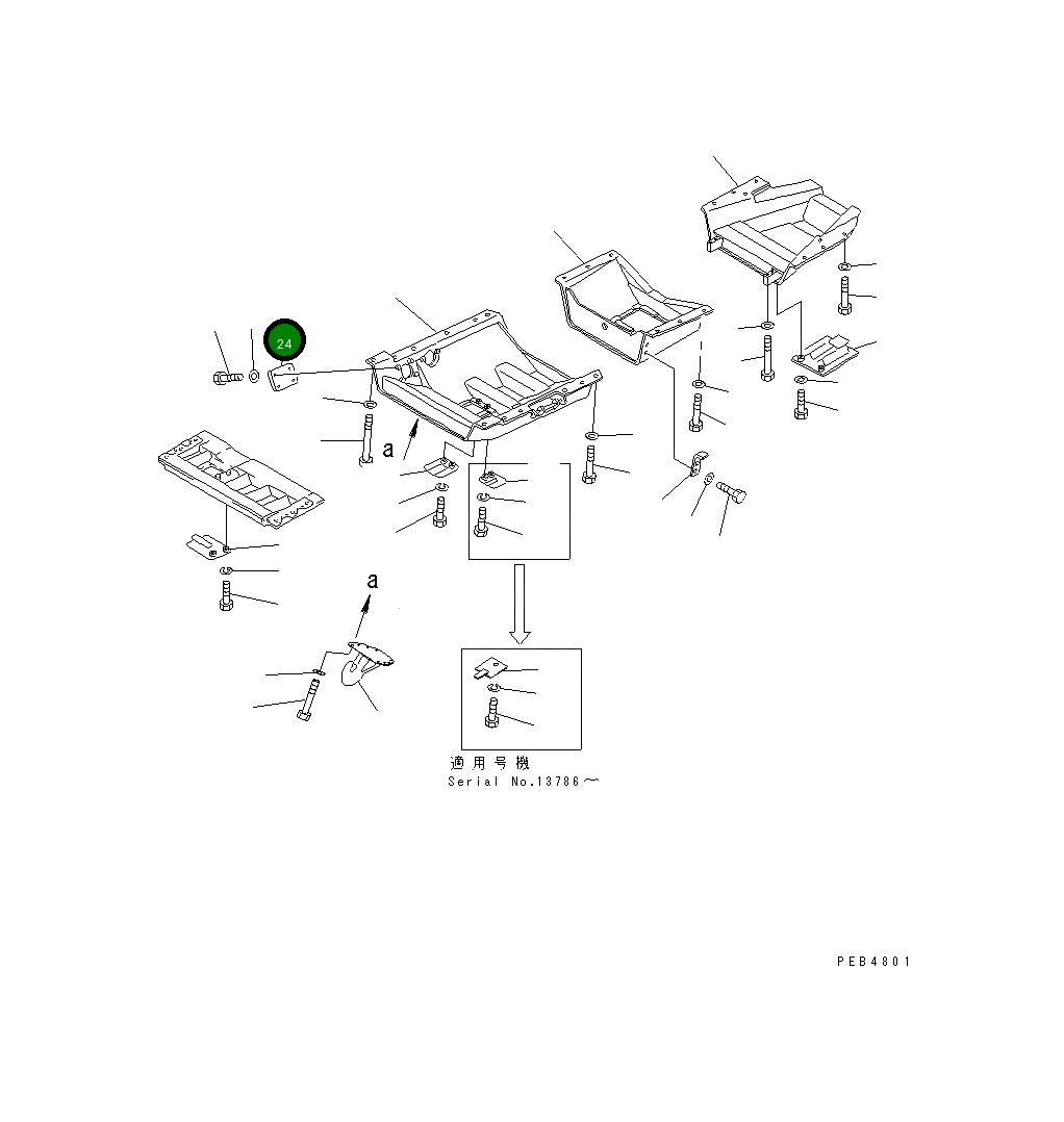 Пластина 175-54-32110 Komatsu