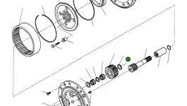 Планетарная шестерня CA0126388 Komatsu