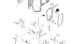 Пластина 198-Z11-4670 Komatsu