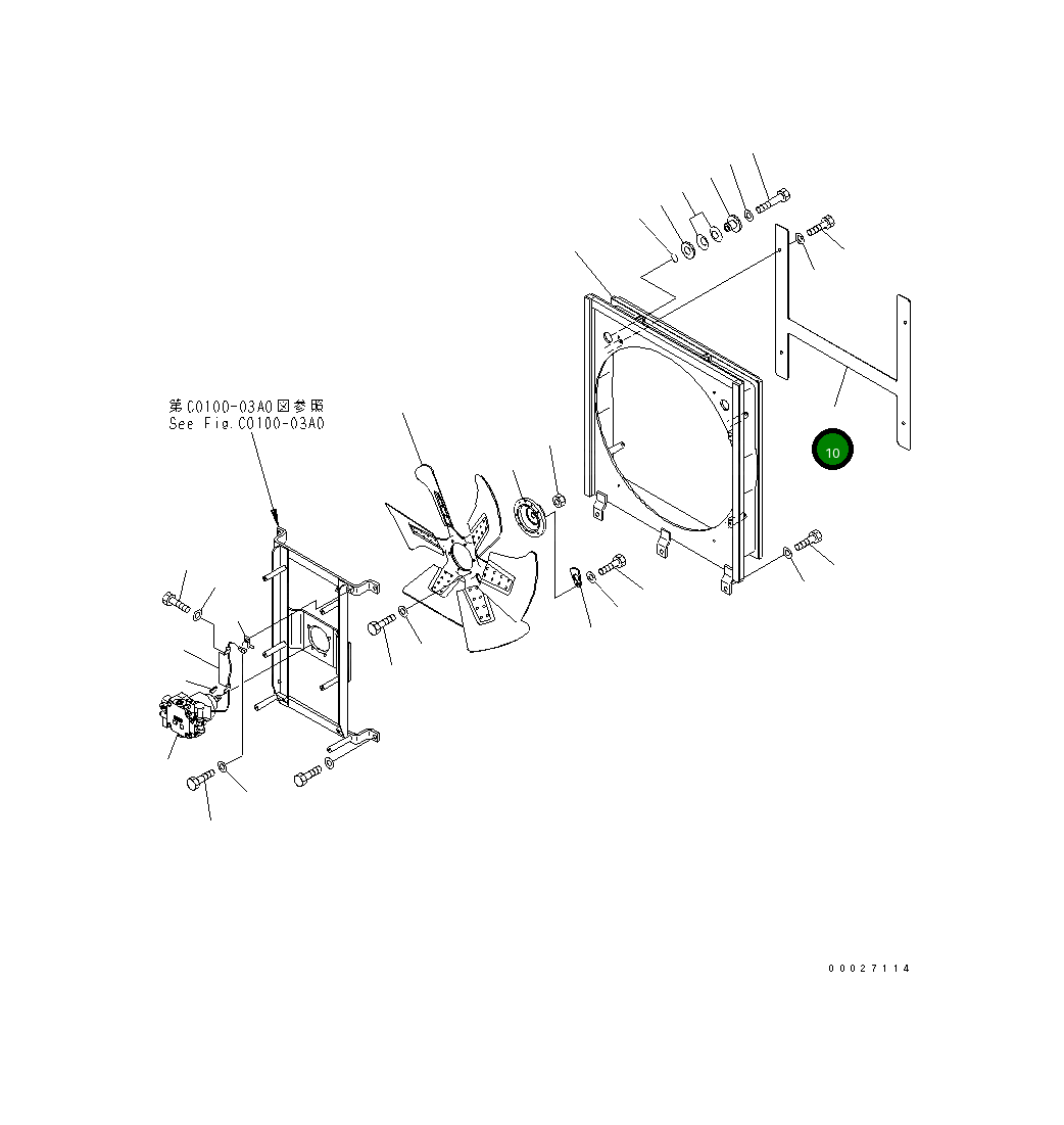 Пластина 14X-03-34311 Komatsu
