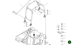 Пластина 209-54-73890 Komatsu
