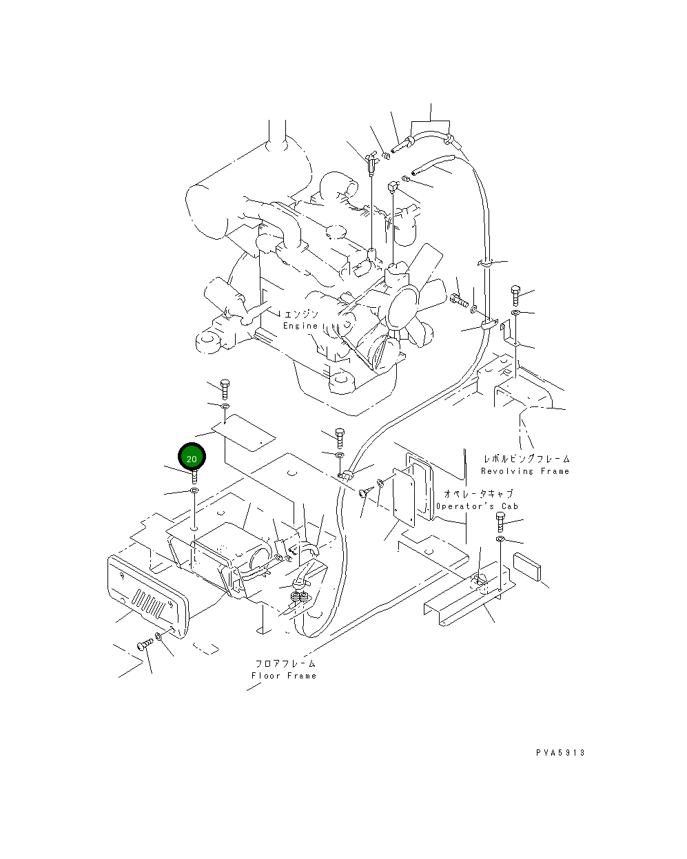 Пластина 201-54-73160 Komatsu