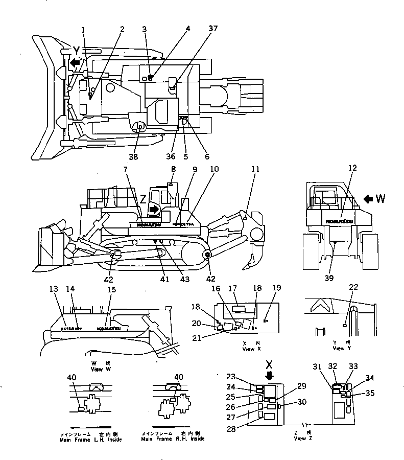 Пластина 19M-98-11850 Komatsu