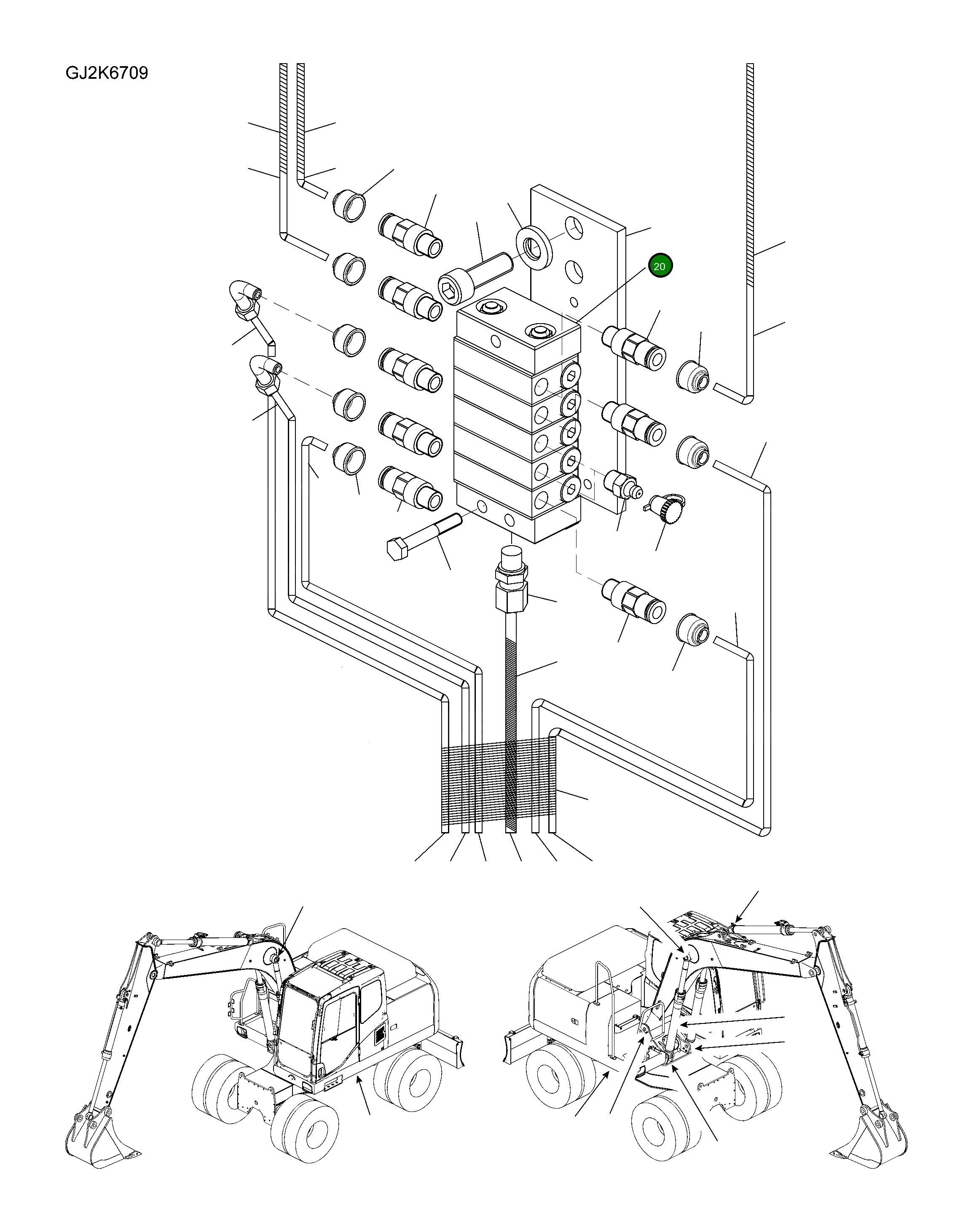 Питатель (с клапанами) 42W-09-H3140 Komatsu