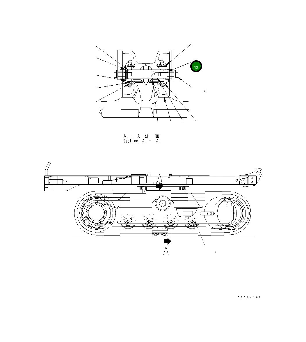 Пластина 10P-30-11141 Komatsu