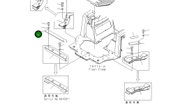 Пластина 154-54-71890 Komatsu