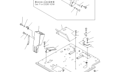 Пластина 14S-43-21851 Komatsu