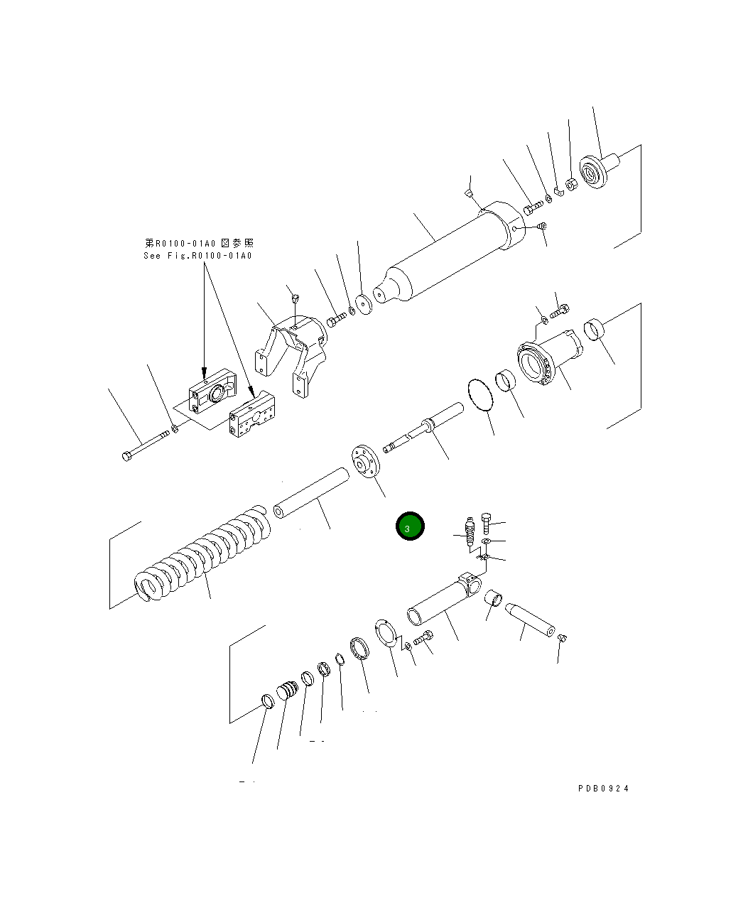 Пилот 17A-30-14451 Komatsu