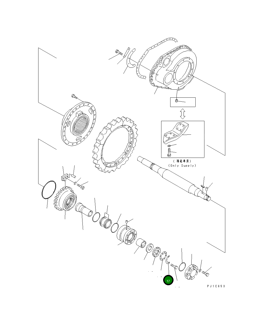 Пластина 154-27-15250 Komatsu