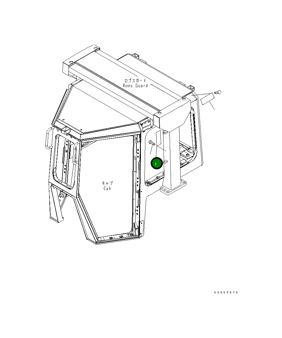Пластина 09620-B2020 Komatsu