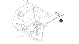Пластина 11Y-54-13260 Komatsu