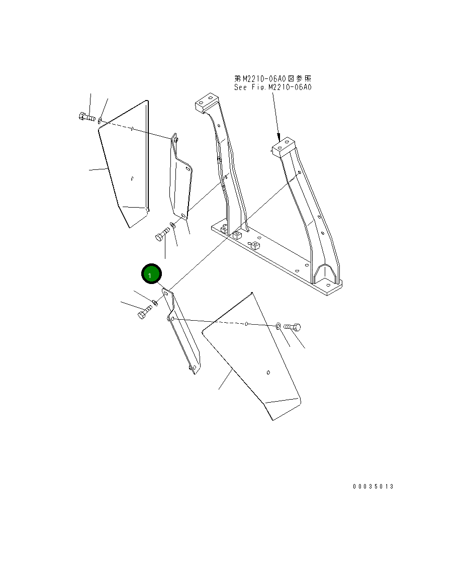 Пластина 14X-54-31640 Komatsu
