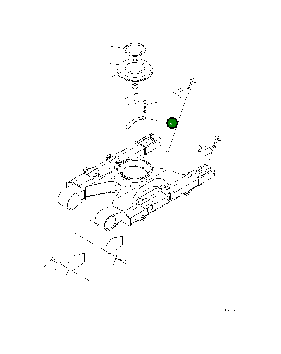 Пластина 14S-30-11160 Komatsu