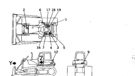 Пластина 140-860-1410 Komatsu