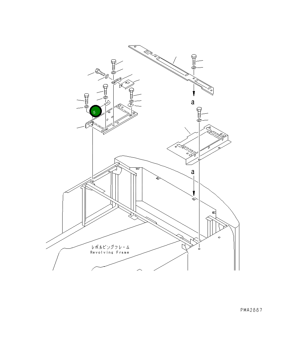 Пластина 203-54-61950 Komatsu