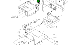 Пластина 11Y-54-13960 Komatsu