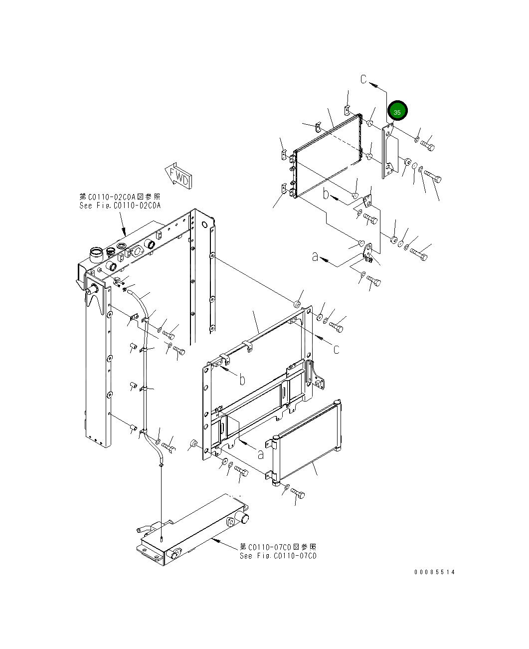 Пластина 154-911-8250 Komatsu