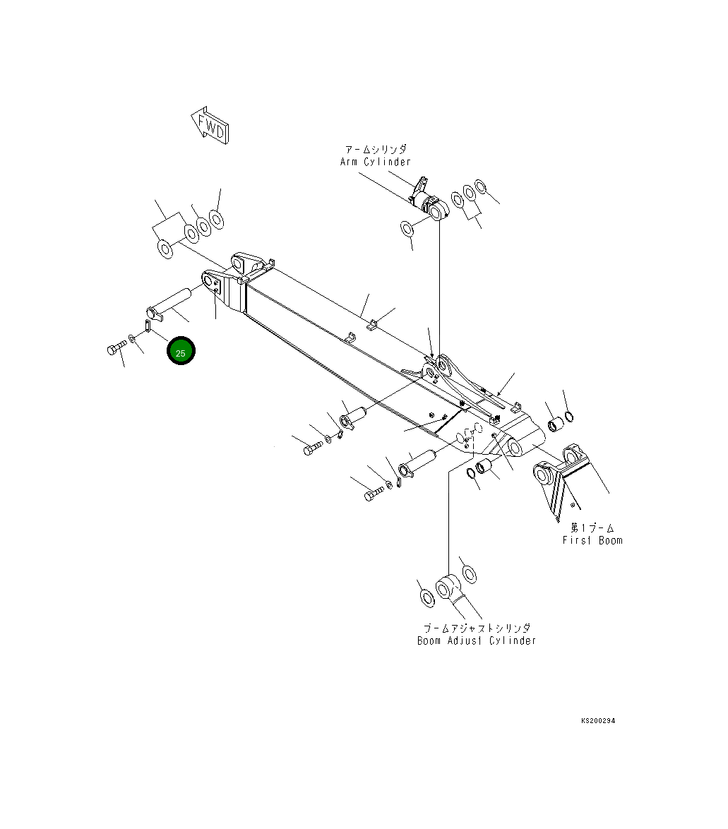 Пластина 205-70-7130 Komatsu