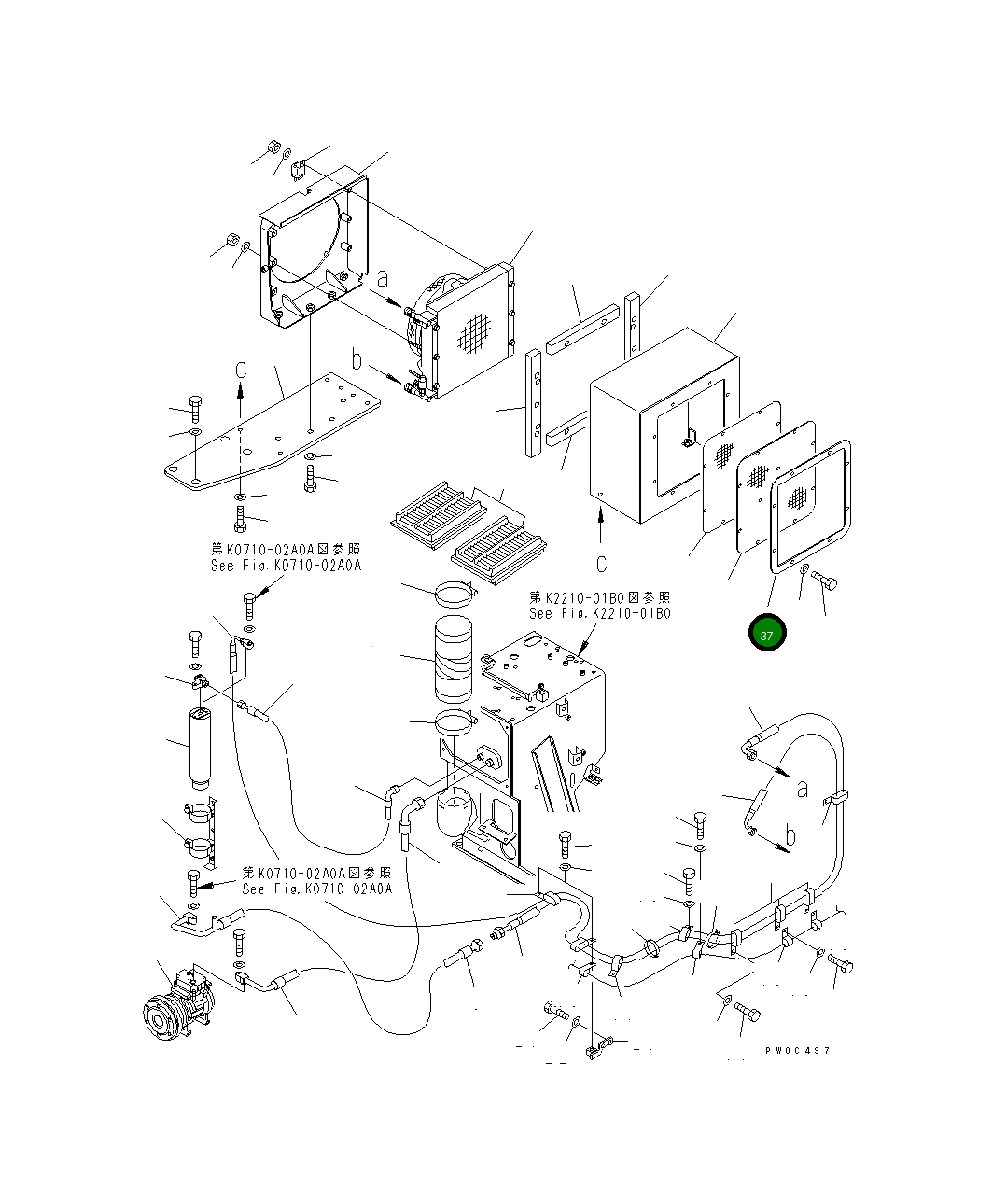 Пластина 12G-911-2440 Komatsu
