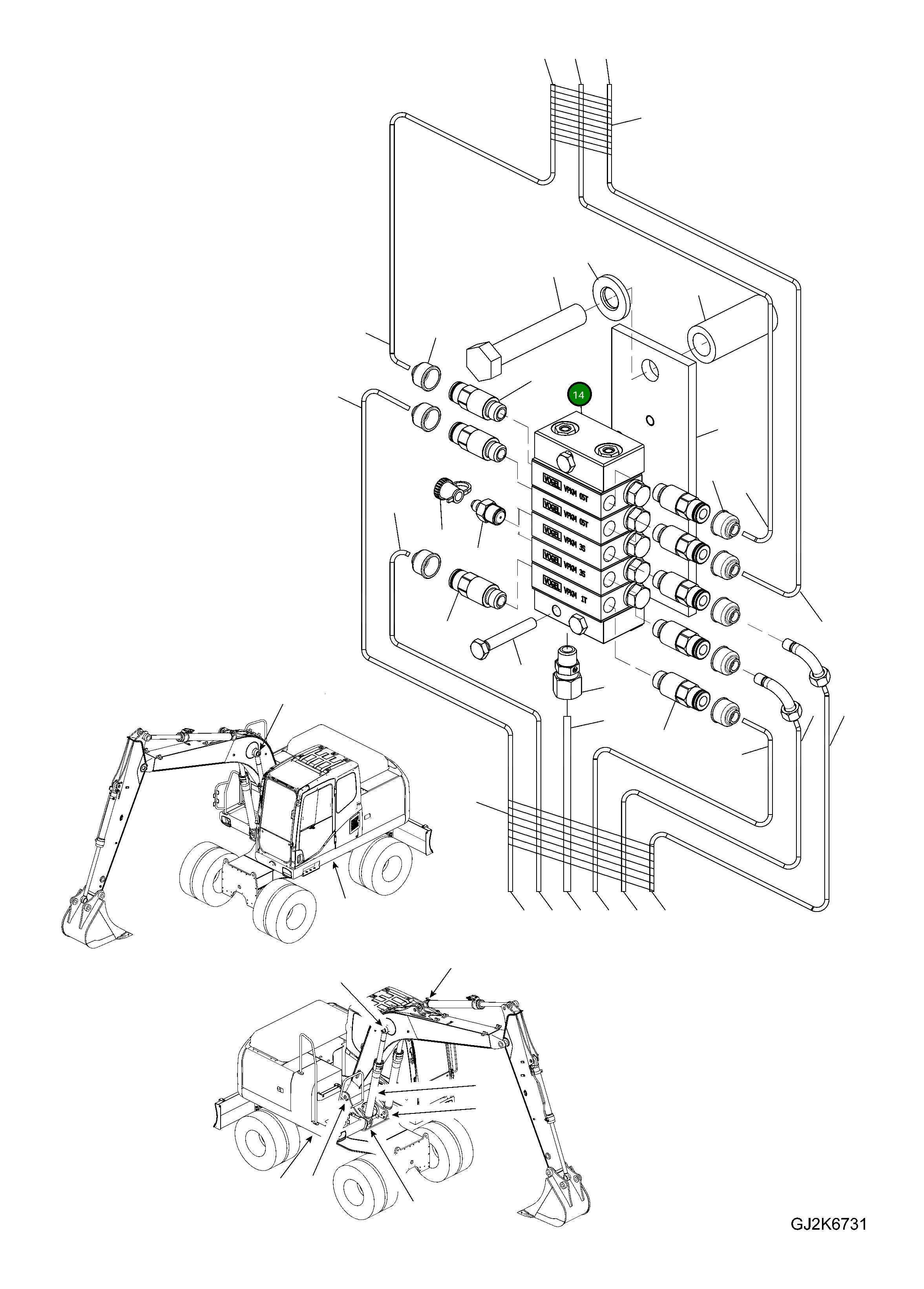 Питатель (с клапанами) 42W-09-H2980 Komatsu