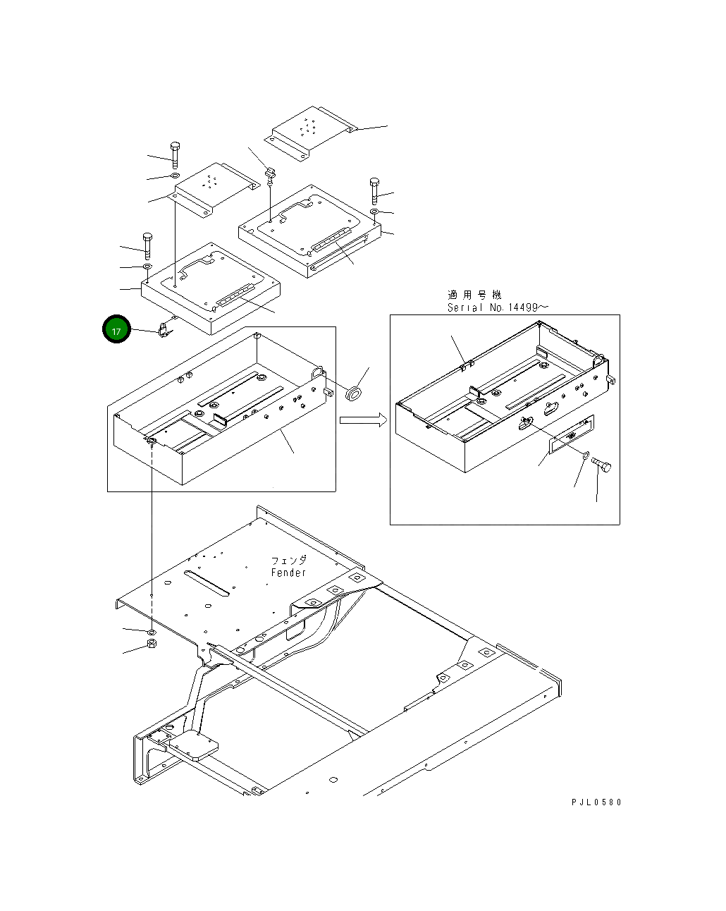 Пластина 196-54-36620 Komatsu