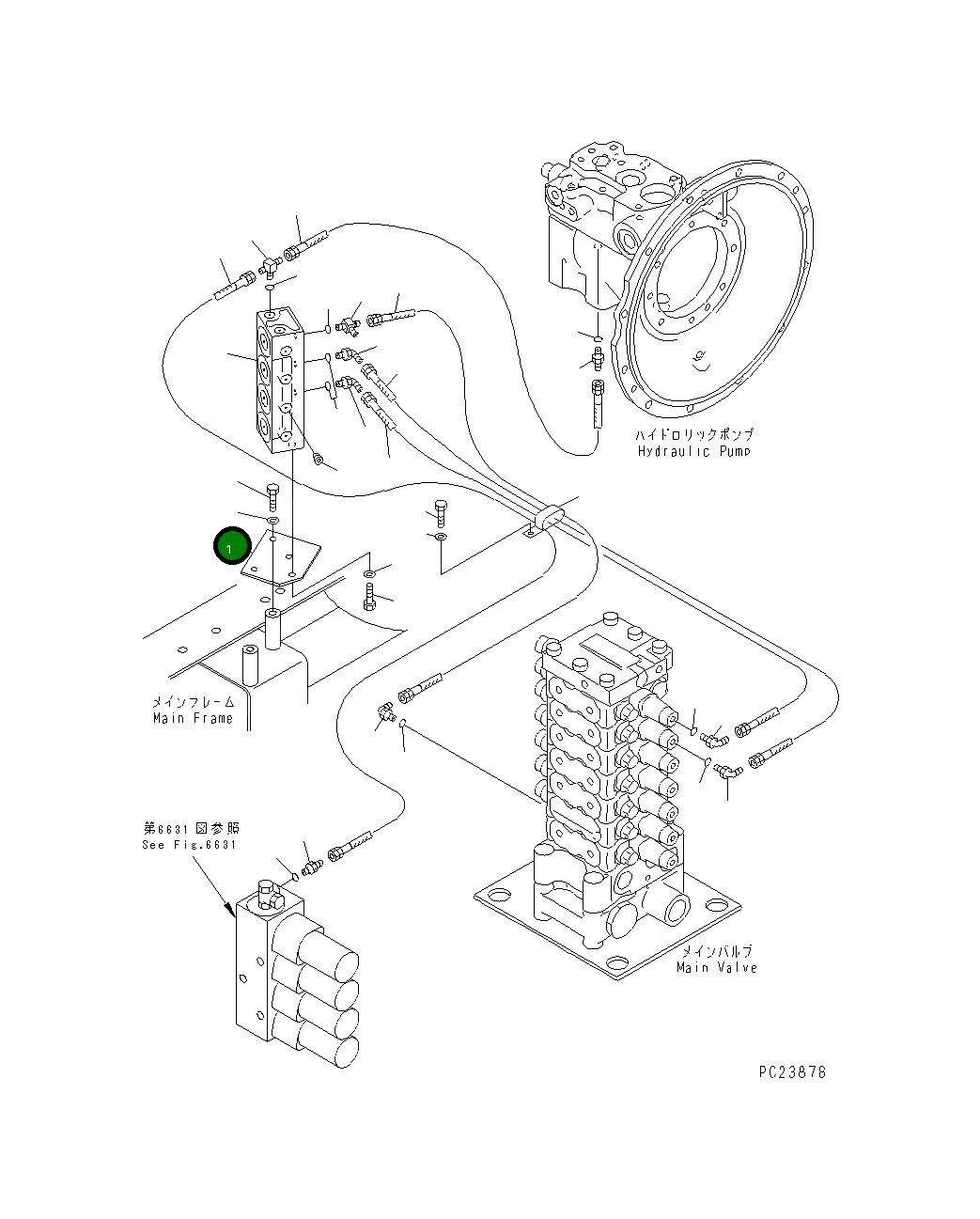 Пластина 201-62-71741 Komatsu