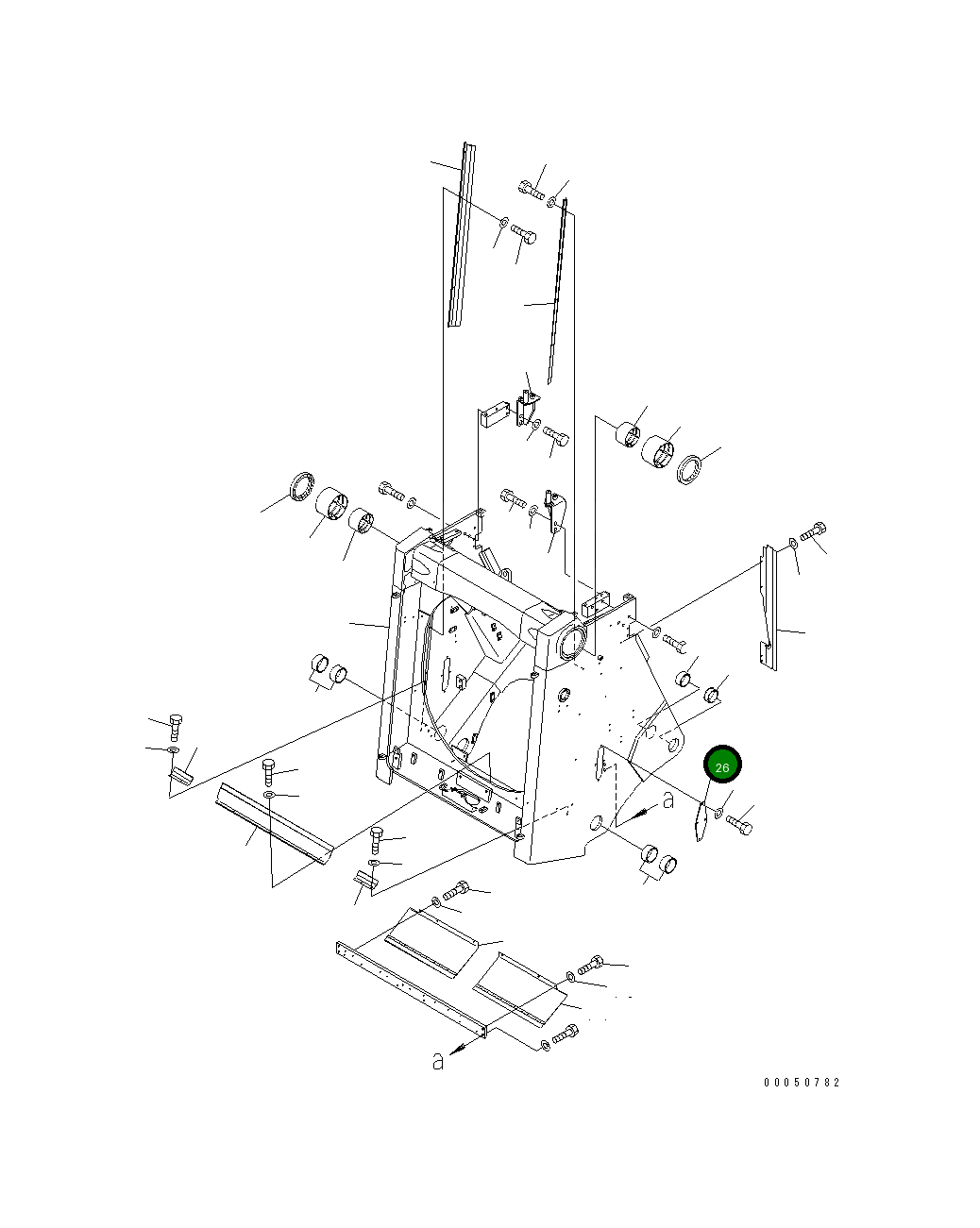 Пластина 17M-54-41190 Komatsu
