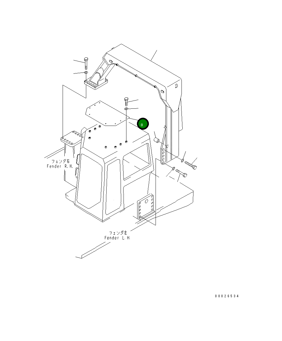 Пластина 19M-979-3260 Komatsu