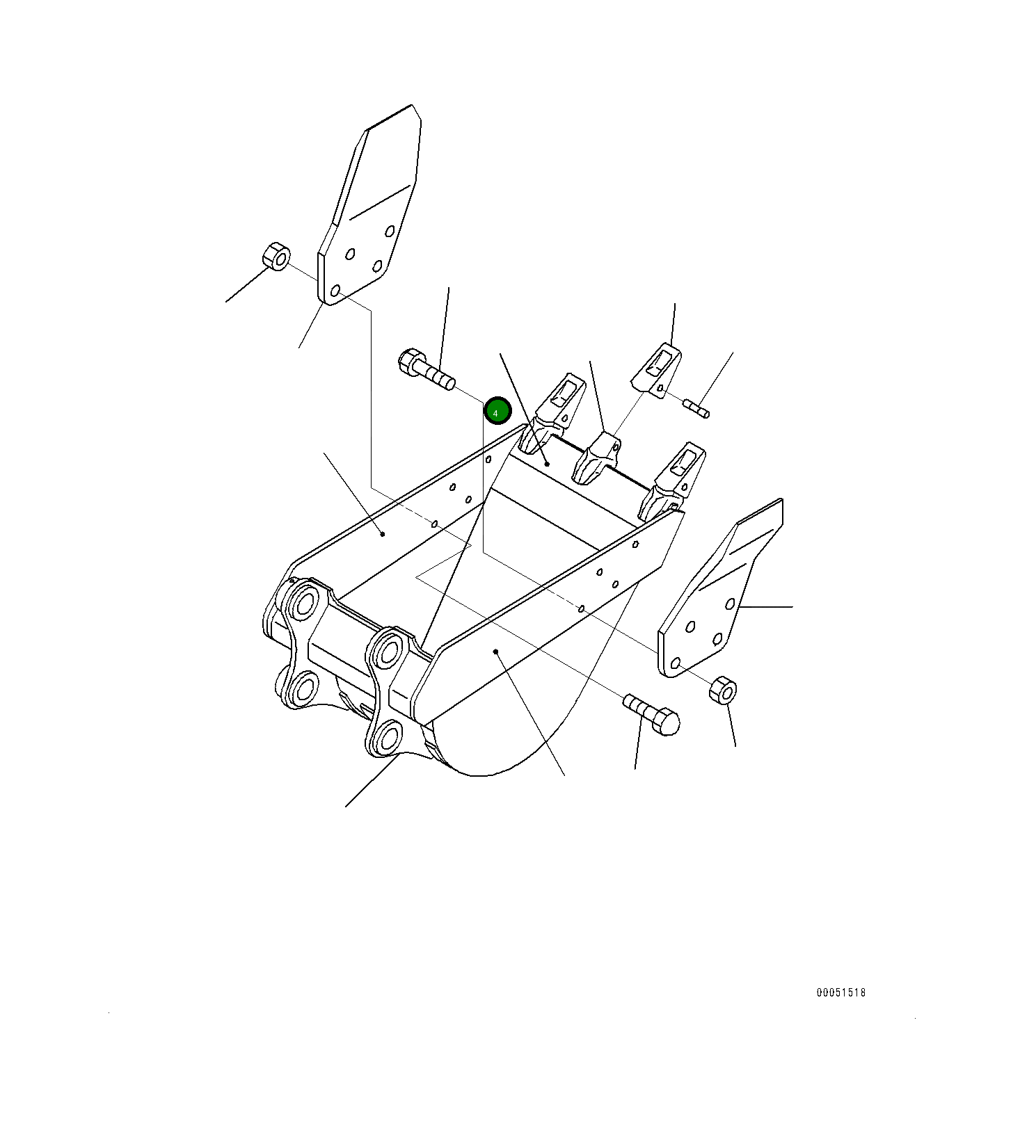 Пластина 206-70-32A50 Komatsu