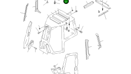 Пластина 195-Z11-8740 Komatsu