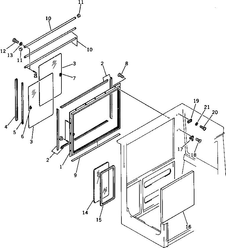 Пластина 201-54-42970 Komatsu