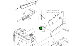 Пластина 198-54-55650 Komatsu