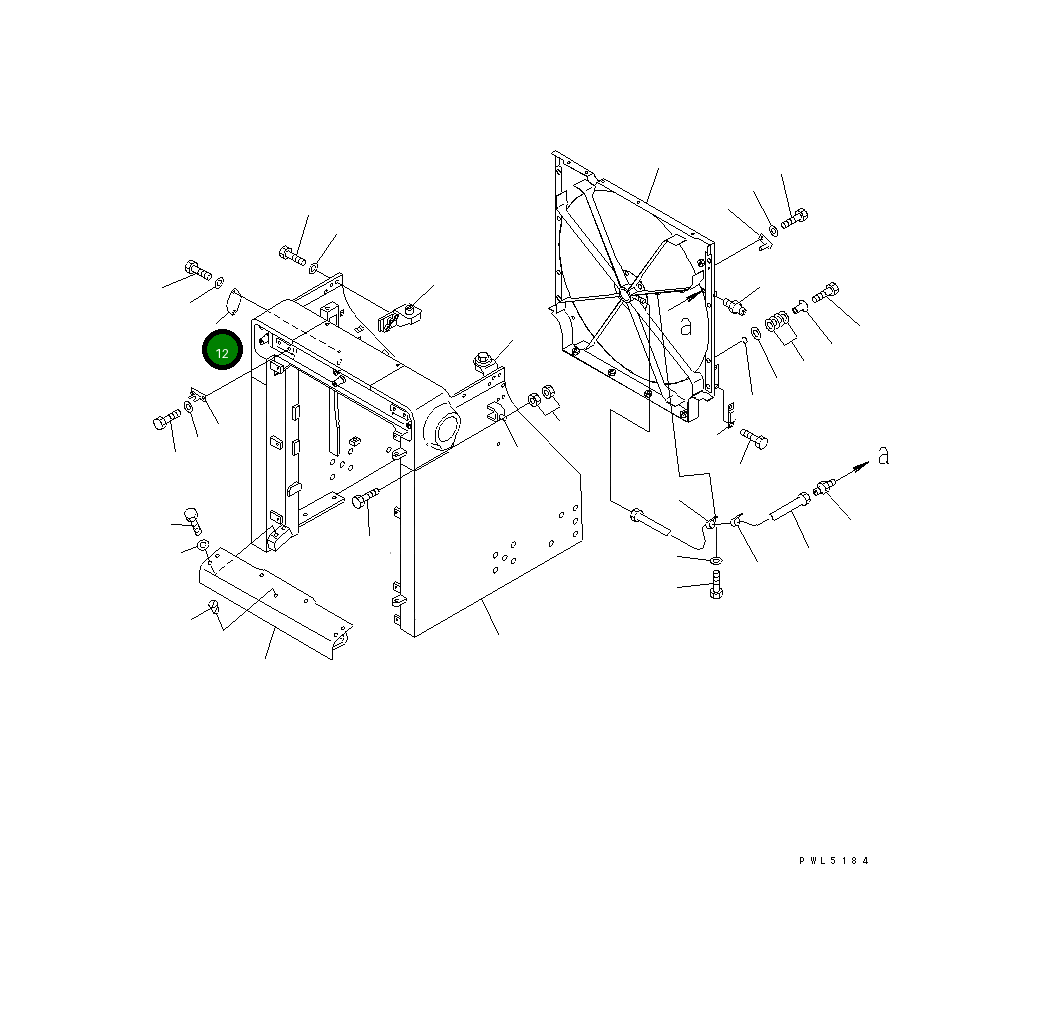 Пластина 195-54-26140 Komatsu