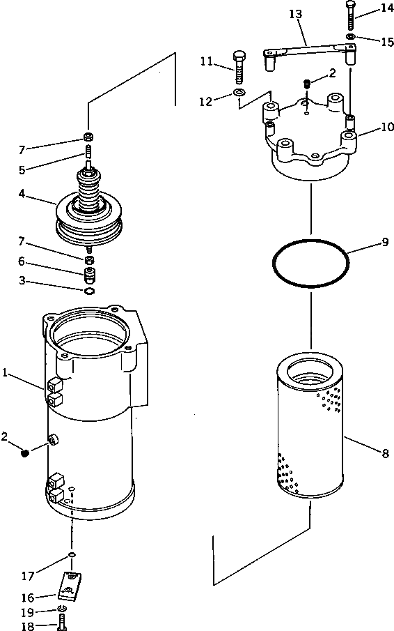 Пластина 195-49-33250 Komatsu